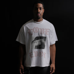 LOVE IS EVOL TEE- WHITE