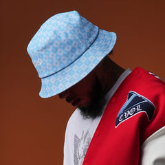 Evol Blue Pattern Bucket Hat