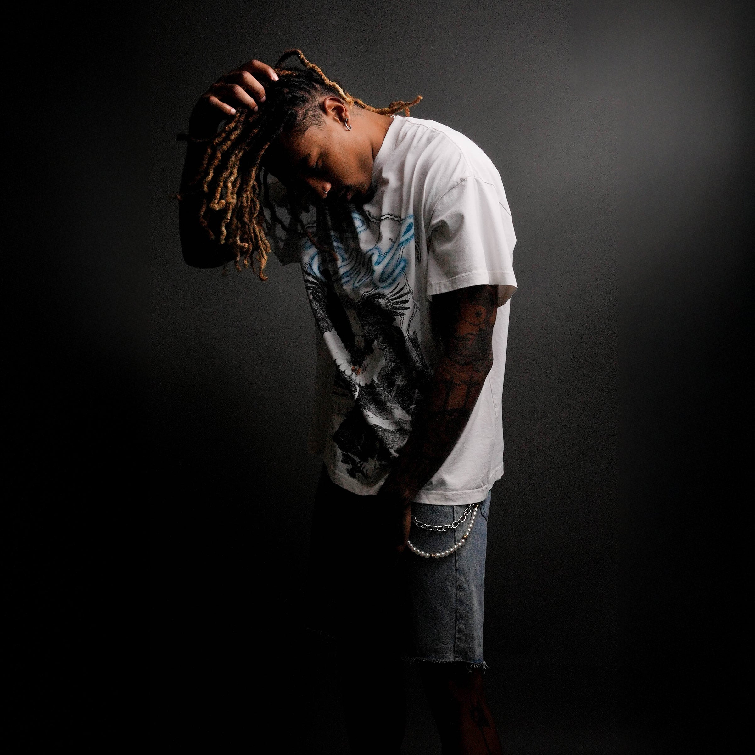 Blinded By The Light Tee -BONE
