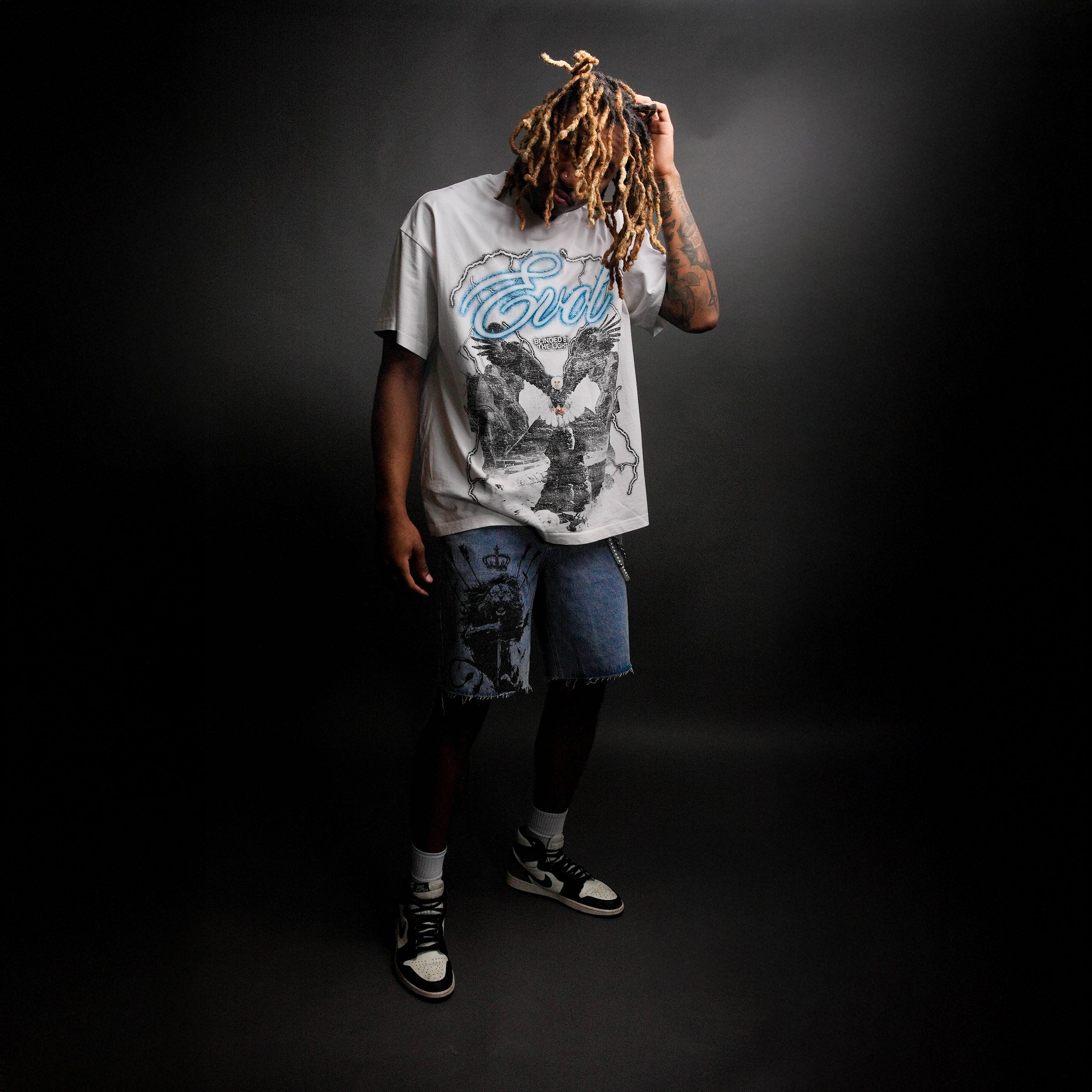 Blinded By The Light Tee -BONE