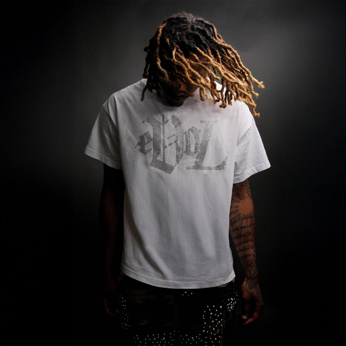 Rhinestone Logo Tee
