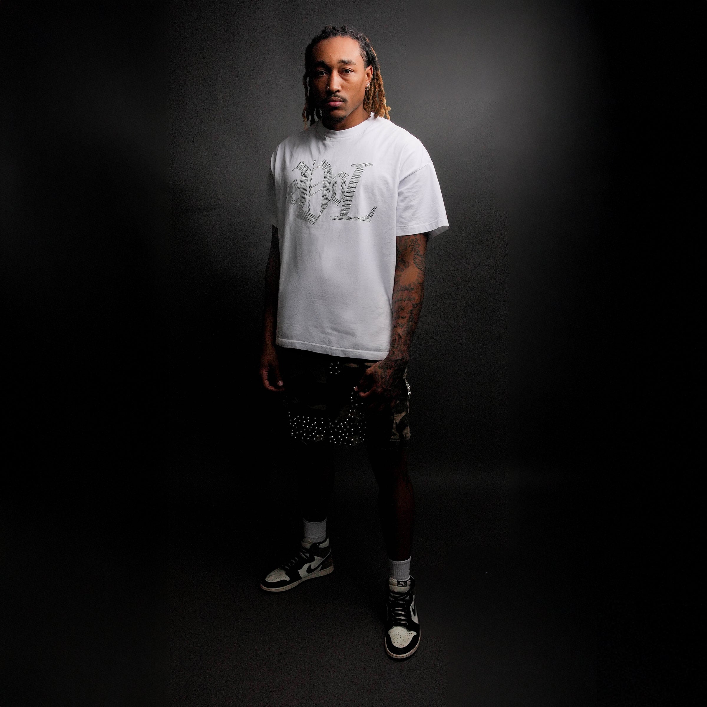 Rhinestone Logo Tee