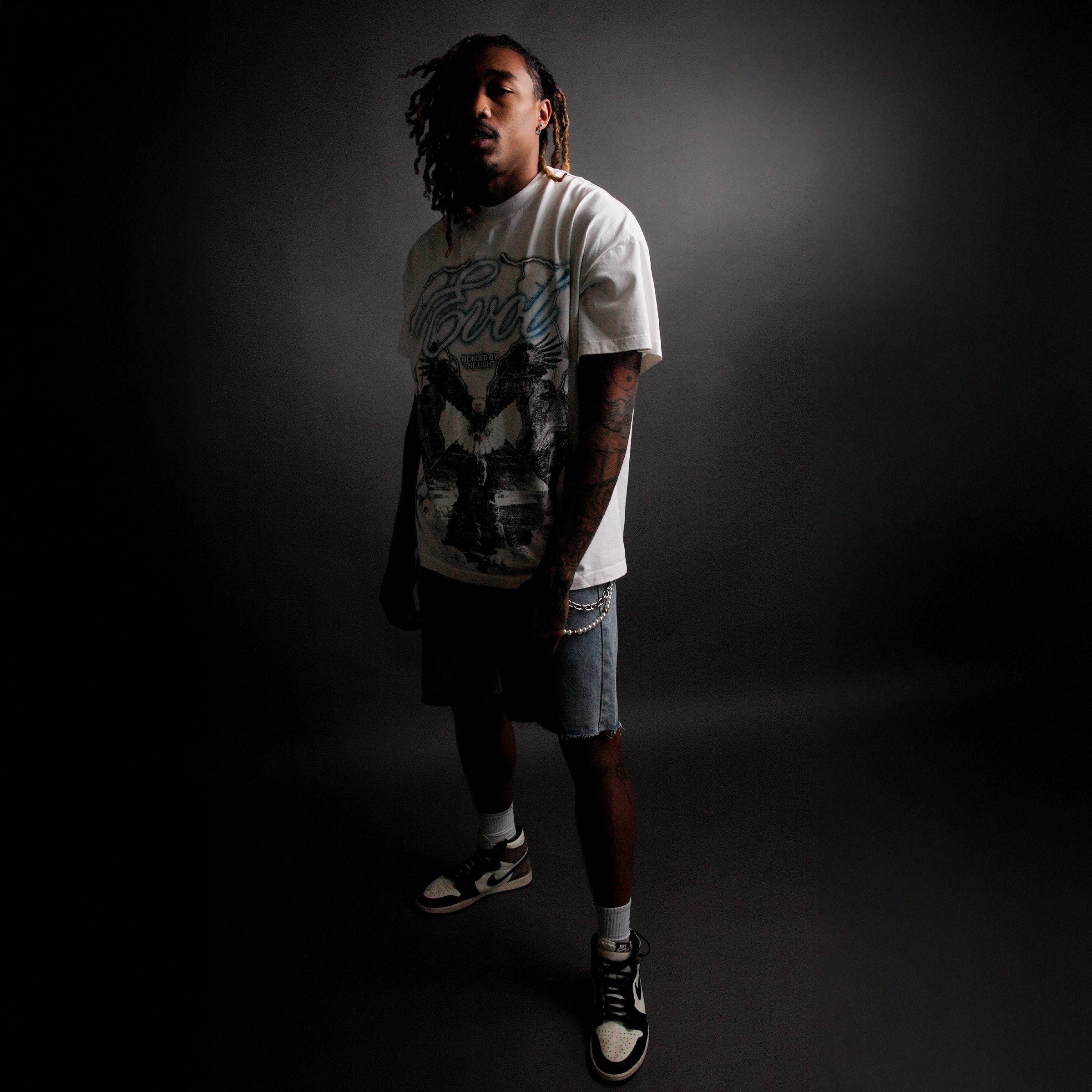 Blinded By The Light Tee -BONE