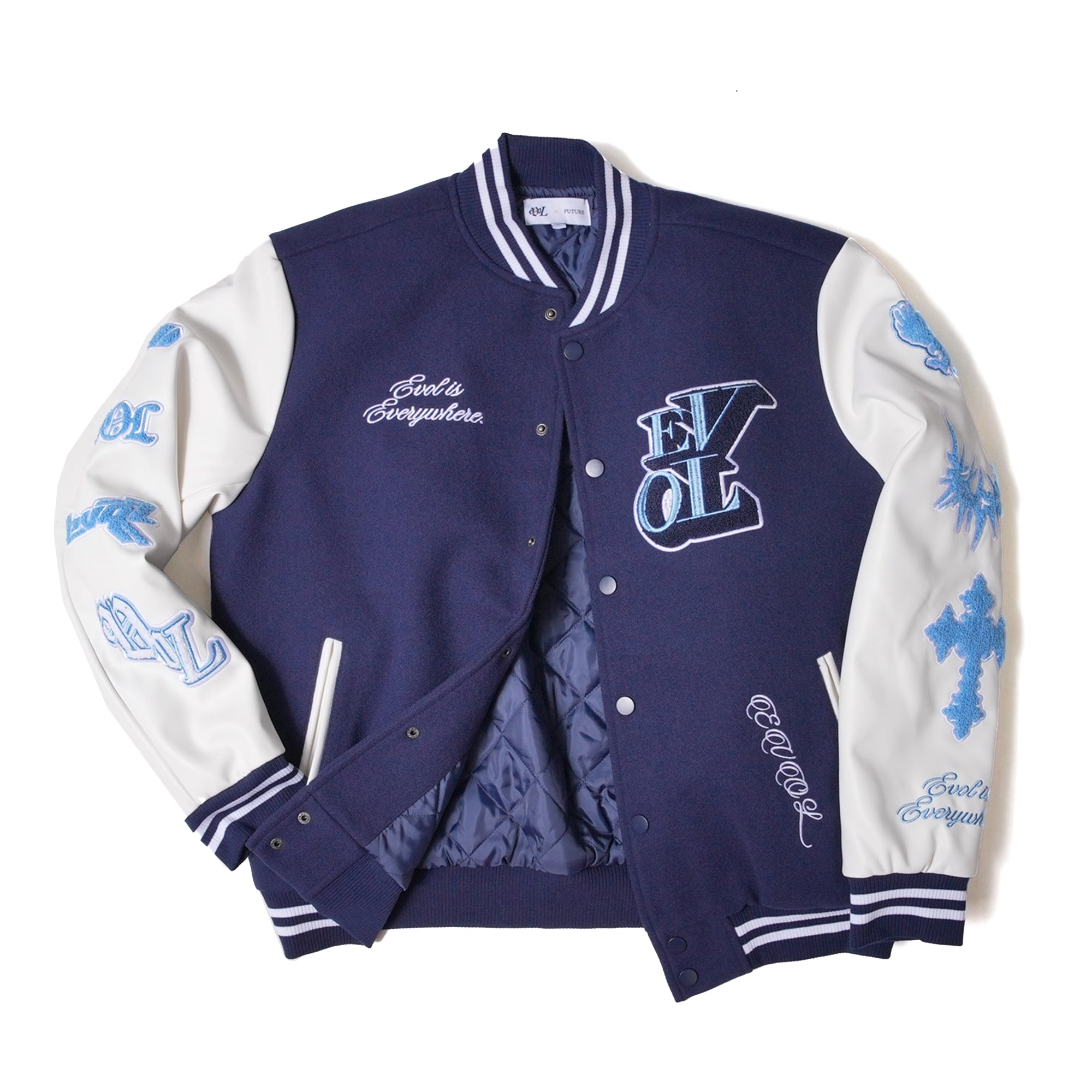 Evol is Everywhere Navy Letterman